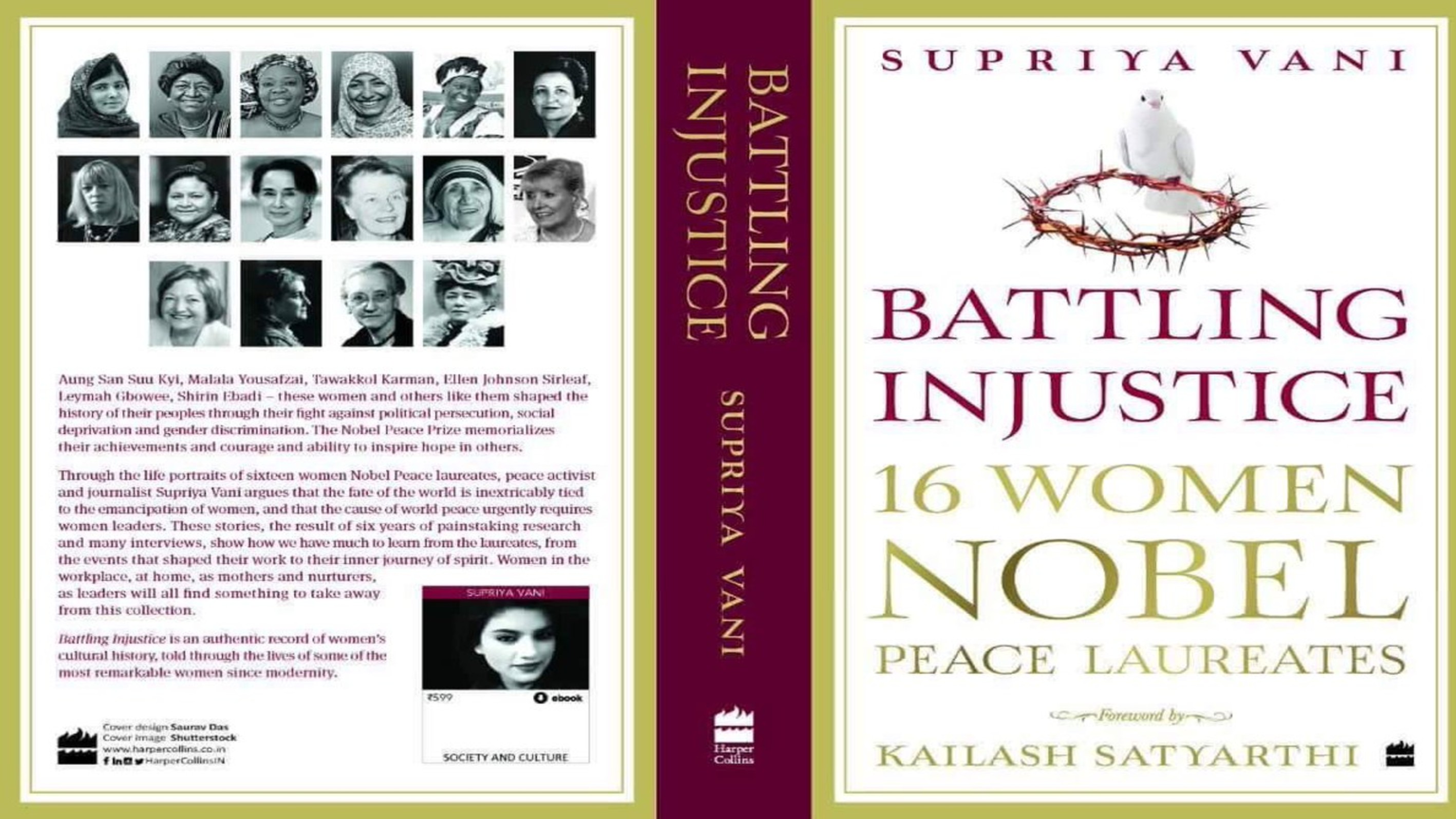 Battling Injustice sheds light on lives of sixteen Women Nobel Peace Laureates, including Tawakkol Karman